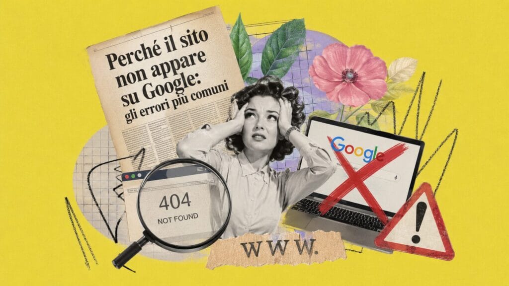 Perché il sito non appare su Google